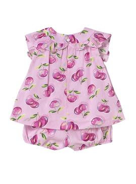  Ensemble Mayoral   blouse et blouson pour bébé fruits