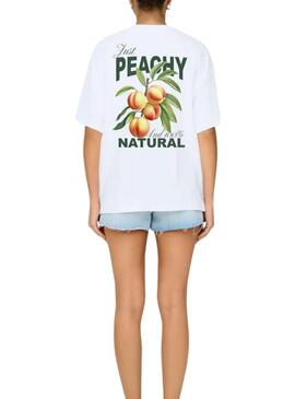 Maillot Only Vivvi Peach blanc pour femme