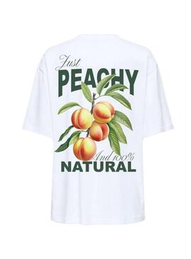 Maillot Only Vivvi Peach blanc pour femme