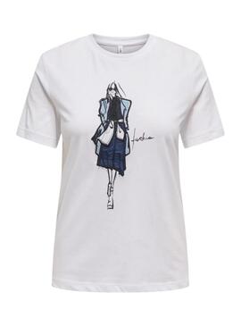Maillot Only Emma Lady Iconic blanc pour femme