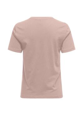T-shirt Only Polly avec poche et fleurs roses pour femme