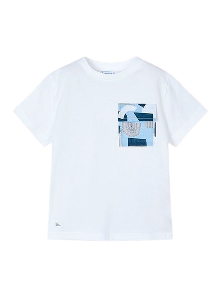 T-Shirt Mayoral Weekend Vibes Blanc pour Garçon