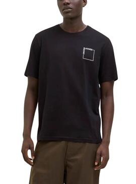 T-shirt Jack and Jones Verner noir pour homme.