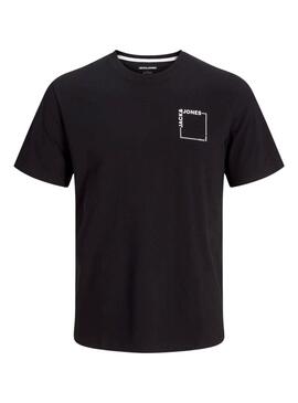 T-shirt Jack and Jones Verner noir pour homme.