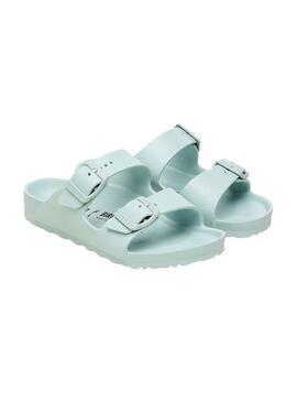 Sandales Birkenstock Arizona EVA turquoise enfants