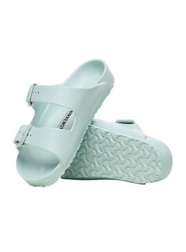 Sandales Birkenstock Arizona EVA turquoise enfants
