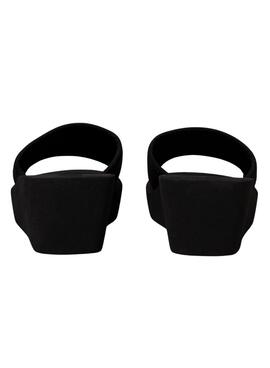 Tongs Calvin Klein à plateforme noires pour femme