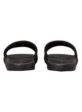 Tongs Calvin Klein monogramme noir pour femme