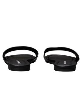 Sandales Calvin Klein plates noires pour femme 