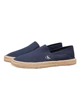 Espadrilles Calvin Klein en toile marine pour homme