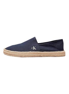 Espadrilles Calvin Klein en toile marine pour homme