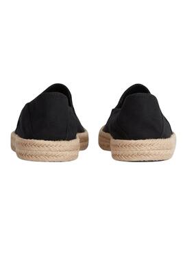 Espadrilles Calvin Klein  en toile noire pour homme
