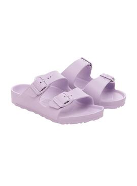 Sandales Birkenstock Arizona EVA rose fille