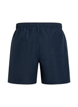 Maillot de bain Calvin Klein Monogramme marine pour homme