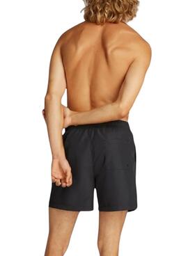 Maillot de bain Calvin Klein logo noir devant pour homme.
