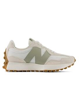 Sneakers New Balance 327 blanc et vert pour femmes