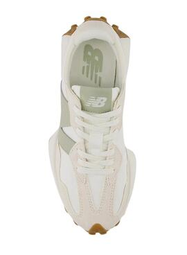 Sneakers New Balance 327 blanc et vert pour femmes