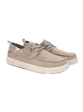 Mocassins Walkin Pitas Maui Flax beige pour homme