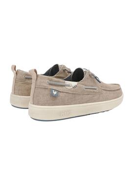 Mocassins Walkin Pitas Maui Flax beige pour homme