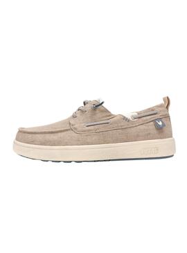 Mocassins Walkin Pitas Maui Flax beige pour homme