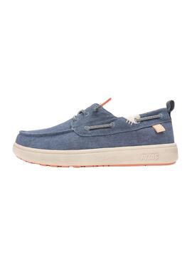 Mocassins Walkin Pitas Maui Flax bleu pour homme