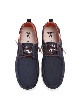 Mocassins Walkin Pitas Maui marine pour hommes.