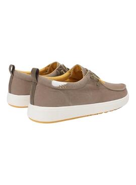 Chaussures Walkin Pitas Wallabi Biarritz taupe pour homme