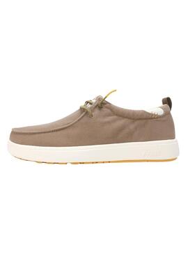 Chaussures Walkin Pitas Wallabi Biarritz taupe pour homme