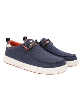 Chaussures Walkin Pitas Wallabi Biarritz marine pour homme