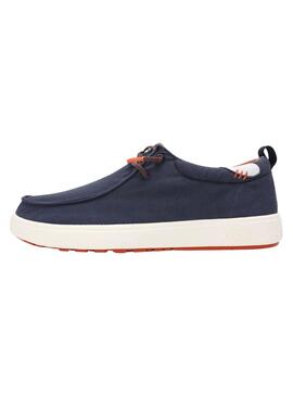 Chaussures Walkin Pitas Wallabi Biarritz marine pour homme