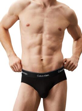 Pack 3 slips Calvin Klein Icon noir pour hommes