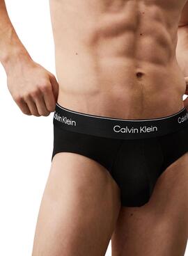 Pack 3 slips Calvin Klein Icon noir pour hommes