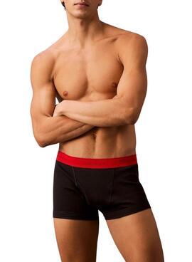 Pack de 3 caleçons Calvin Klein boxeur noir pour homme