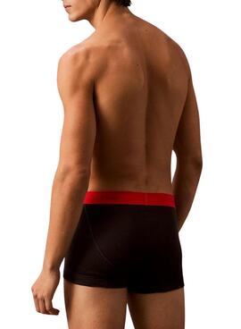 Pack de 3 caleçons Calvin Klein boxeur noir pour homme