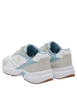  RETRO TENNIS KNIT MG Bright White/Silver Birch/CloTraduction en français : RETRO TENNIS KNIT MG Blanc lumineux/Argent bouleau/Clair