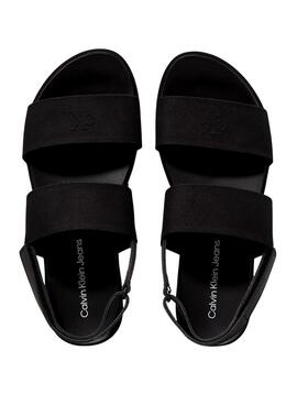 Sandales Calvin Klein plateforme noir pour femme