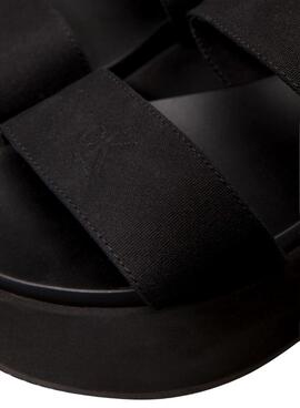 Sandales Calvin Klein plateforme noir pour femme