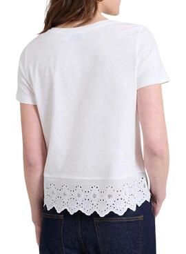 T-shirt Naf Naf Alex blanc pour femme