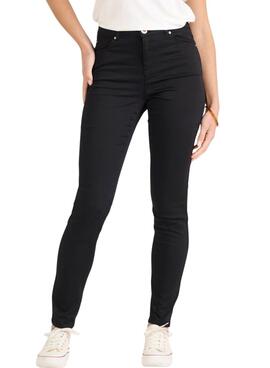Pantalon Naf Naf skinny noir pour femme