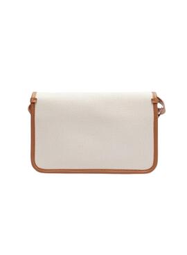 Sac Lacoste Jacquard Heritage beige pour femme