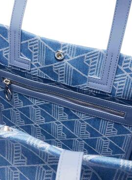 Sac Lacoste Shopper Heritage denim pour femme