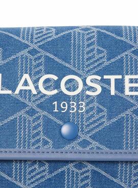Sac à main Lacoste Jacquard Heritage denim pour femme