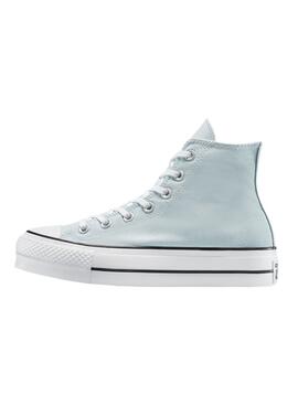 Sneakers Converse Chuck Taylor All Star plateforme turquoise bleu