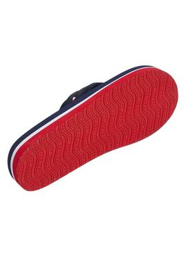 Tongs Pepe Jeans West Club bleu marine pour homme