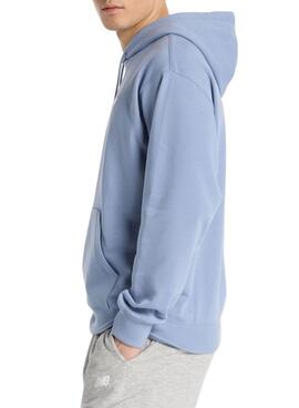 Sweat à capuche New Balance Sport Essentials bleu pour homme