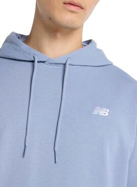 Sweat à capuche New Balance Sport Essentials bleu pour homme