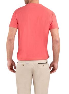 T-shirt El Ganso Basic corail pour homme