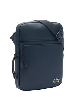 Sac Lacoste Flat bandoulière bleu marine pour homme