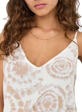  Top Only Chiara tie dye beige pour femmes