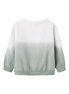 Sweatshirt Name It Akki vert pour garçon